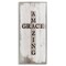 Stupell Industries Amazing Grace Rustic Cross Framed Giclee Art